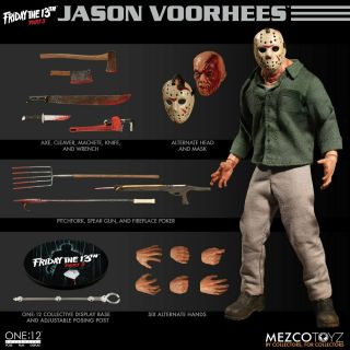 Mezco One:12 Jason Voorhees Action Figure Friday The 13th Part 3