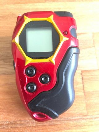 Vintage 2002 Bandai Digimon Digivice D - Scanner/d - Tector Red,  Black & Gold Vgc