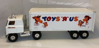 Ertl Toys R Us Semi - Truck With Doors Good Old Toy Pressed Steel 22 " Long