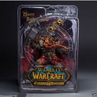 Wow World Of Warcraft Series 6 Dwarven King Magni Bronzebeard Action Toy Figure