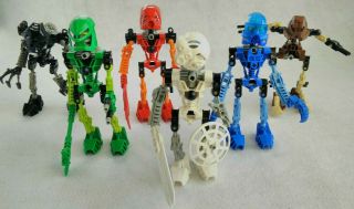 Lego Bionicle Toa Mata Complete Set Of 6 8531 8532 8533 8534 8535 8536 Bionicles