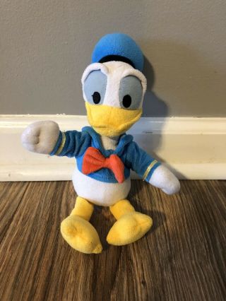 Just Play 10” Plush Disney Donald Duck Character Stuffed Toy - Guc