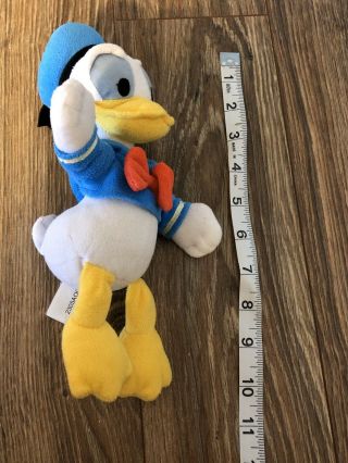 Just Play 10” Plush Disney DONALD DUCK Character Stuffed Toy - GUC 3