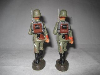 German WW 2 Elastolin / Lineol - Soldiers - 10cm Figurines - 2 3
