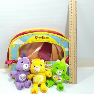 Care Bear plush finger puppet soft toy doll teddy Purple Green Yellow Case 2