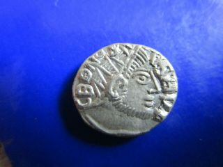 Bonosus Usurper 280 - 281.  Ad.  Vandals Silver Coin.  Enygmatic Monogram.  Rrr