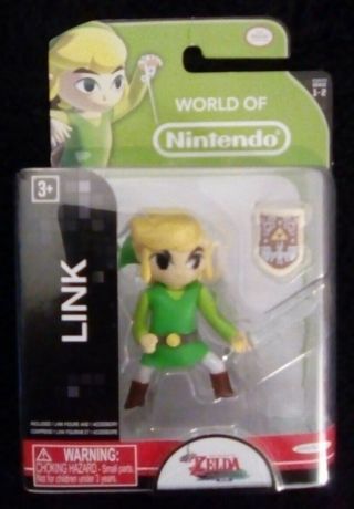 World Of Nintendo Jakks 2.  5 " Link Figure - Legend Of Zelda (series 1 - 2)