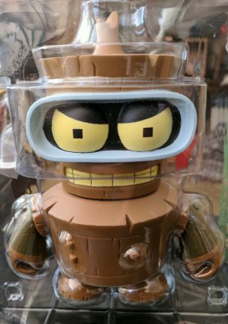 Kidrobot Wooden Bender Futurama 15cm Vinyl