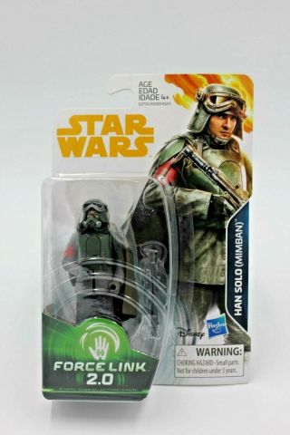 Star Wars Force Link 2.  0 Han Solo (mimban) Figure 3.  75 " Disney