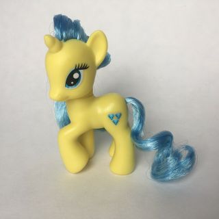 My Little Pony Mlp G4 Lemony Gem Brushable Figure Glitter Cutie Mark