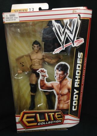 Wwe Mattel Elite Series 13 Cody Rhodes Figure With Mask And Bag