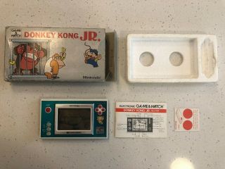 Nintendo Game And Watch Donkey Kong Jr Vgc And Instruction Booklet