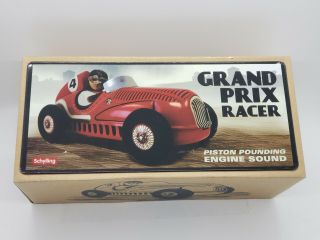 Race Car Grand Prix Red Tin Toy Schylling,  31188