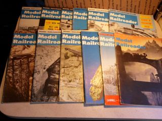 Model Railroader Magazines Complete Run From 1961 All 12 Issues
