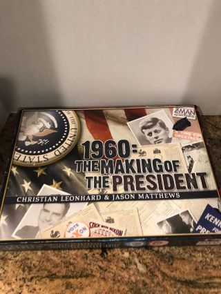 1960 The Making Of A President Z - Man Games 2007 Complete Board Game