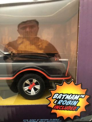 Batman 66 6 - Inch Batman and Robin Figure and Batmobile Gift Set Mattel 2014 3