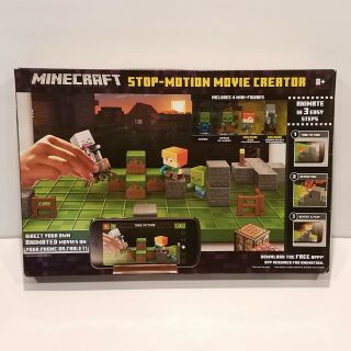 Minecraft Stop Motion Movie Creator With Mini Figures Animation Playset 2016