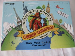 Where In The World Is Carmen San Diego?? Card Game Target Exclusive