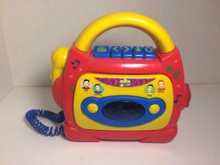 The Wiggles Cassette Tape Player Recorder Microphone Sing - A - Long