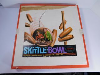 1969 Skittle Bowl Game By Aurora In With Rule/score Books
