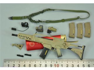 Damtoys Dam 78054 1/6 German Ksk Leader G36k A4 Assault Rifle Set For 12 " Figure