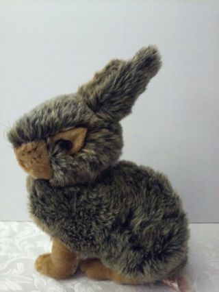 Dan Dee Bunny Rabbit Grey Brown Black Plush Stuffed Animal11 