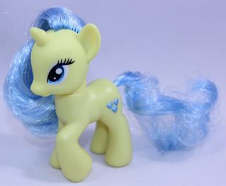 My Little Pony G4 Lemony Gem Fim Brushable Yellow Blue Diamonds