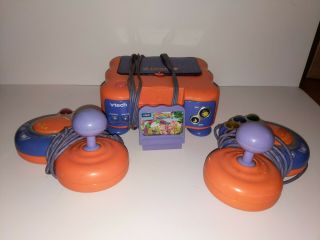 Vtech V Smile Tv Learning System W/ 2 Controllers & 1 Game With Cords