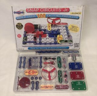 Elanco Snap Circuits Jr Model Sc - 100 Complete Electronic Kit