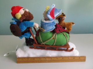 Yukon Cornelius & Rudolph The Red Nose Reindeer Misfits Gemmy Animated Figure 2