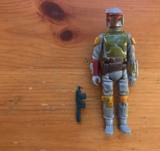 Afa This One Vintage Kenner 1979 Boba Fett Figure With Weapon Star Wars