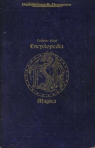 Encyclopedia Magica Volume Four Exc 2161 Iv D&d Tsr 4 Dungeons Dragons Items