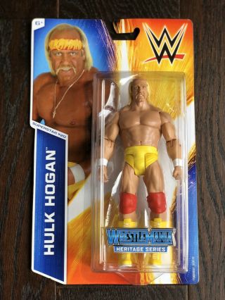 Hulk Hogan Wwe Series 48 Raw Hulkamania Wrestlemania Heritage Mattel Wwf Tna