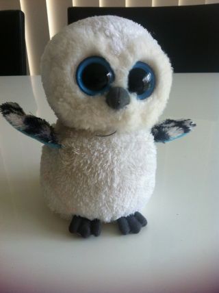 Ty Beanie Boos: Spells The Owl Blue Eyes 15cm Soft Toy 2013