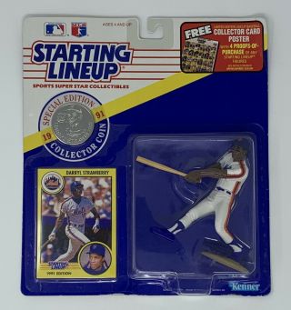 Starting Lineup Darryl Strawberry 1991 Action Figure