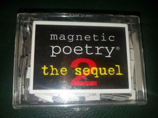 Magnetic Poetry Kit 2 - The Sequel Over 450 Words Fragments Frig Locker Magnets