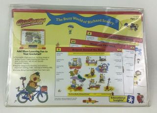 Geosafari Busy World Of Richard Scarry Cards Ei - 8757 Vintage 1996 Complete