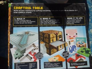 MATTEL MINECRAFT CRAFTING TABLE COMPLETE 100 2