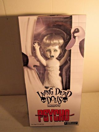 Mezco Living Dead Dolls Psycho Bates Motel Shower Girl Figure Rare Htf