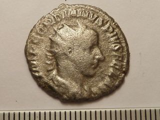5111 Ancient Roman Gordian Iii Silver Antoninianus 3rd Century Ad