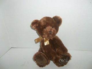 2006 Russ Berrie Shining Star Brown Teddy Bear Plush No Code 8 " Tall