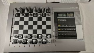 Saitek Kasparov COUGAR Electronic Chess Computer EUC 2