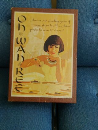 Vintage 1962 3m Bookshelf Games Oh - Wah - Ree Complete