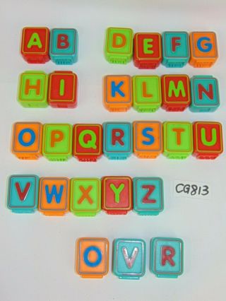 Vtech Sit To Stand Alphabet Train Replacement Letters 27 Total Look At Pictures