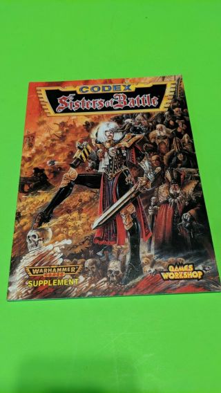Warhammer 40k Sisters Of Battle Codex 2nd Edition Witch Hunters