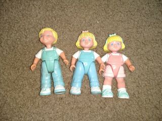 Vintage Fisher Price Loving Family Boy And Girls Dolls People