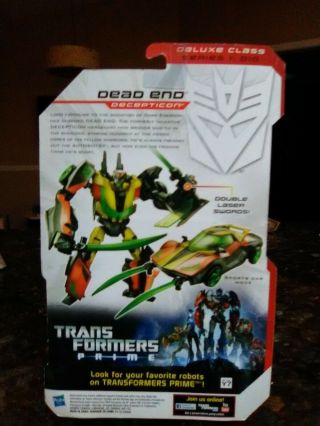 Transformers Prime RID Animated Series 2012 Deluxe Class Dead End 2