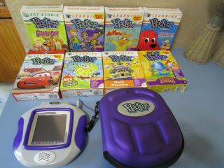 Fisher Price Pixter Color Learning/gaming System Case Games Pixter Color & Games