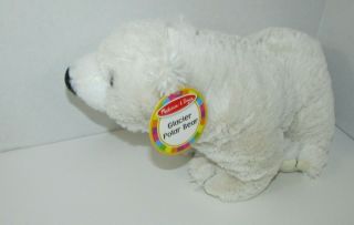 Melissa & Doug Plush Glacier Polar Bear W/ Tag Stuffed Soft Animal Toy