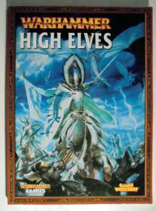 Warhammer Armies High Elves Book Games Workshop